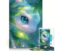 Rompecabezas para Adultos 1000 Rompecabezas Sueños de ajolote en Verde Bordes limpios Juego de lógica Rompecabezas Juego Lento Divertido Escena navideña Arte (50x75cm)