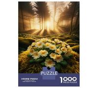 Rompecabezas para Adultos 1000 Rompecabezas Sunrise in The Forest Rompecabezas para Adultos Juego Familiar Patrón De Ensamblaje Regalos Y Cumpleaños Únicos 70x50cm/1000pcs