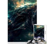 Rompecabezas para Adultos 1000 Rompecabezas Terror en el Espacio Decoración del hogar Juguetes Ideas de Regalos Juego práctico Colección de Artistas Bellas Artes tamaño 38x52cm