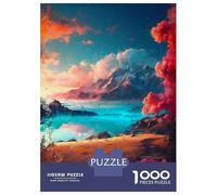 Rompecabezas para Adultos 1000 Rompecabezas Tranquil Sunset Rompecabezas para Adultos Juguetes Antiestrés Mejora La Memoria Ayuda A Ejercitar El Cerebro 38x26cm/1000pcs