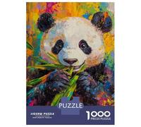 Rompecabezas para Adultos 1000 Rompecabezas Vibrant Panda Artwork-2 Rompecabezas para Adultos Juego Familiar Decoración De Pared Oferta como Regalos para Toda La Familia 70x50cm/1000pcs