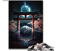 Rompecabezas para Adultos 1000 Santuario bajo Las Estrellas de cartón Rompecabezas para Adultos Decoración del hogar DIY Juego de ingenio para Adolescentes (Tamaño 26x38cm)