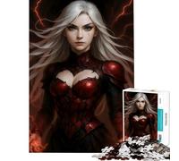 Rompecabezas para Adultos 1000 Scarlet Lightning Queen Juguete Juego Intelectual Juegos educativos Pero Divertido y humorístico Regalo para cumpleaños (Tamaño 75x50cm)