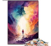 Rompecabezas para Adultos 1000 Sueños Coloridos de Madera, Juguetes de Regalo educativos, intelectuales, descompresores, Divertidos Juegos Familiares de 50x75cm para Juegos interactivos Familiares