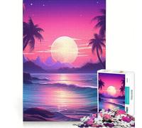 Rompecabezas para Adultos 1000 Sueños Tropicales Exuberantes Juego de Acertijos Interacción Entre Padres e Hijos Fortalece el Amor Entre Parejas 38x52cm