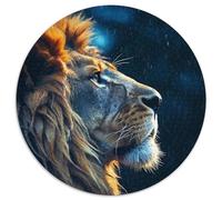 Rompecabezas para Adultos 1000 Tristeza del León Rompecabezas 1000 Piezas Rompecabezas Navidad, Halloween, Pascua, Año Nuevo 67,5x67,5 cm