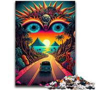 Rompecabezas para Adultos 1000 Viaje al Paraíso Juego Educativo Familiar Oferta como Regalo para Toda la Familia a Partir de 14 Años 26x38cm