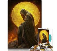 Rompecabezas para Adultos 1000 Virgen María, Juego desafiante y Familiar, para decoración del hogar a Partir de 14 años, 38x26cm