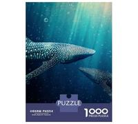 Rompecabezas para Adultos 1000 Whale Sharks Rompecabezas para Adultos Juego De Ingenio Análisis Y Lógica Desafiante De Completar 70x50cm/1000pcs