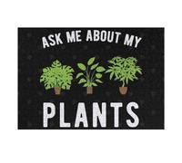 Rompecabezas para Adultos 1000pcs(38x26cm) Ask Me About My Plants Rompecabezas para Adultos Juegos Relajantes para La Diversión Familiar Difícil Y Desafiante 1000pcs(38x26cm)