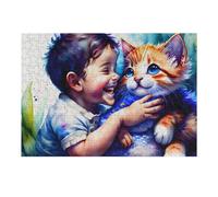 Rompecabezas para Adultos 1000pcs(38x26cm) Baby's First Cat Adventure Rompecabezas para Adultos Juegos Relajantes Pero Divertidos Y Humorísticos Regalo De Cumpleaños, Regalos, 1000pcs(38x26cm)
