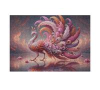Rompecabezas para Adultos 1000pcs(38x26cm) Colorful Phoenix Reflection Rompecabezas para Adultos Juegos Familiares Regalos para Mujeres Regalos para Amigos Y Familiares 1000pcs(38x26cm)