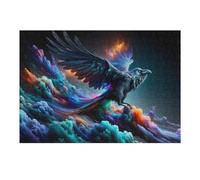 Rompecabezas para Adultos 1000pcs(38x26cm) Colorful Raven in Flight Rompecabezas para Adultos Juegos Familiares Desafío Difícil Desafío Difícil 1000pcs(38x26cm)