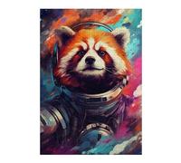 Rompecabezas para Adultos 1000pcs(38x26cm) Cosmic Red Panda Adventure-1 Rompecabezas Juguetes Antiestrés Corte De Precisión Cumpleaños Y Navidad 1000pcs(38x26cm)