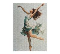 Rompecabezas para Adultos 1000pcs(38x26cm) Dancing Woman Art Print Rompecabezas para Adultos Juego De Ingenio Regalo De Cumpleaños Cumpleaños Y Navidad 1000pcs(38x26cm)