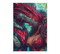 Rompecabezas para Adultos 1000pcs(38x26cm) Dragon Armor Fantasy Artwork-6 Rompecabezas para Adolescentes Juguetes Antiestrés Desafío Difícil Regalo De Cumpleaños, Regalos, 1000pcs(38x26cm)