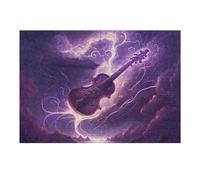 Rompecabezas para Adultos 1000pcs(38x26cm) Electric Violin Storm -1 Rompecabezas para Adultos Juegos Relajantes Pero Divertidos Y Humorísticos Regalo De Cumpleaños, Regalos, 1000pcs(38x26cm)