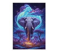 Rompecabezas para Adultos 1000pcs(38x26cm) Enchanted Elephant Fantasy Rompecabezas Juegos Relajantes Difícil Difícil Desafiante De Completar 1000pcs(38x26cm)