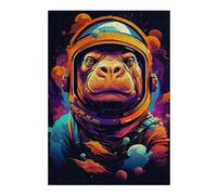 Rompecabezas para Adultos 1000pcs(38x26cm) Hippopotamus Astronaut Space Suit Rompecabezas para Adultos Juego Familiar Difícil Cumpleaños 1000pcs(38x26cm)