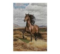 Rompecabezas para Adultos 1000pcs(38x26cm) Horse in The Field Rompecabezas para Adultos Juegos Relajantes para La Diversión Familiar Difícil Y Desafiante 1000pcs(38x26cm)