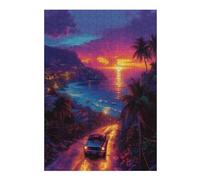 Rompecabezas para Adultos 1000pcs(38x26cm) Neon Sunset Drive -2 Rompecabezas Juguetes Antiestrés Corte De Precisión Cumpleaños Y Navidad 1000pcs(38x26cm)