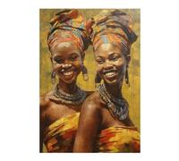 Rompecabezas para Adultos 1000pcs(38x26cm) Painted African Sisters Rompecabezas para Adultos Juegos Relajantes Alivia El Estrés Desafiante De Completar 1000pcs(38x26cm)