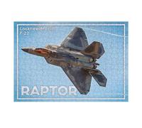 Rompecabezas para Adultos 1000pcs(38x26cm) Raptor F22 Stealth Fighter Rompecabezas para Adultos Juegos Relajantes Alivia El Estrés Desafiante De Completar 1000pcs(38x26cm)