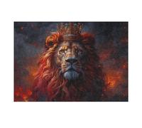 Rompecabezas para Adultos 1000pcs(38x26cm) Regal Lion King Art Print Rompecabezas para Adultos Juegos Relajantes Pero Divertidos Y Humorísticos Regalo De Cumpleaños, Regalos, 1000pcs(38x26cm)