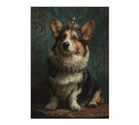 Rompecabezas para Adultos 1000pcs(38x26cm) Royal Corgi Portrait-1 Rompecabezas Juego De Ingenio Regalos para Mujeres Cumpleaños Y Navidad 1000pcs(38x26cm)