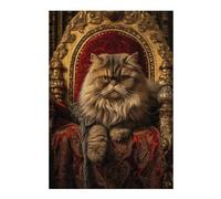 Rompecabezas para Adultos 1000pcs(38x26cm) Royal Persian Cat Throne-8 Rompecabezas para Adultos Juguetes DIY Decoración De Pared Cumpleaños Y Navidad 1000pcs(38x26cm)