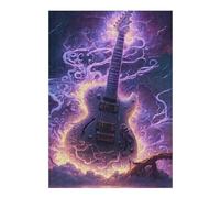 Rompecabezas para Adultos 1000pcs(38x26cm) S Electric Guitar Fantasy Artwork Rompecabezas para Adultos Juguetes Antiestrés Regalo De Cumpleaños Desafiante De Completar 1000pcs(38x26cm) S