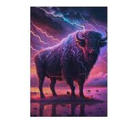 Rompecabezas para Adultos 1000pcs(38x26cm) S Thundering Bull Nature's Power -3 Rompecabezas Juego De Ingenio Regalos para Mujeres Cumpleaños Y Navidad 1000pcs(38x26cm) S