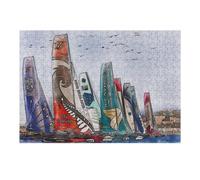 Rompecabezas para Adultos 1000pcs(38x26cm) Sails of Champions Rompecabezas para Adultos Juegos Relajantes Alivia El Estrés Desafiante De Completar 1000pcs(38x26cm)