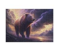 Rompecabezas para Adultos 1000pcs(38x26cm) Thundering Bear Majesty Rompecabezas para Adultos Juegos Familiares Regalos para Mujeres Regalos para Amigos Y Familiares 1000pcs(38x26cm)
