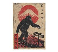 Rompecabezas para Adultos 1000pcs(38x26cm) Vintage Bigfoot Japanese Rompecabezas para Adultos Juego Práctico Difícil Difícil Cumpleaños Y Navidad 1000pcs(38x26cm)