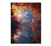 Rompecabezas para Adultos 1000pcs(52x38cm) Autumnal Reflections of Mount Fuji Rompecabezas para Adultos Juego De Ingenio Regalo De Cumpleaños Cumpleaños Y Navidad 1000pcs(52x38cm)