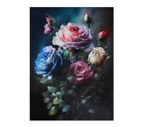 Rompecabezas para Adultos 1000pcs(52x38cm) Colorful Rose Bouquet Rompecabezas Juego De Ingenio Regalos para Mujeres Cumpleaños Y Navidad 1000pcs(52x38cm)