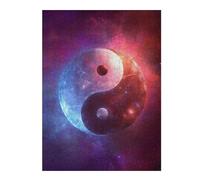 Rompecabezas para Adultos 1000pcs(52x38cm) Cosmic Yin Yang Symbol-4 Rompecabezas para Adultos Juego De Ingenio Corte De Precisión Actividades Divertidas En Casa 1000pcs(52x38cm)