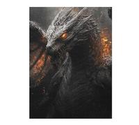 Rompecabezas para Adultos 1000pcs(52x38cm) Dark Dragon Fantasy Artwork -3 Rompecabezas para Adultos Juguetes DIY Decoración De Pared Cumpleaños Y Navidad 1000pcs(52x38cm)