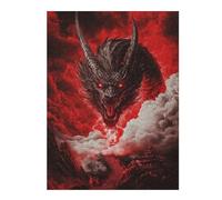 Rompecabezas para Adultos 1000pcs(52x38cm) Dragon'S Fiery Ascension Rompecabezas para Adultos Juego De Ingenio Regalo De Cumpleaños Cumpleaños Y Navidad 1000pcs(52x38cm)