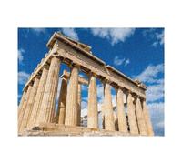 Rompecabezas para Adultos 1000pcs(52x38cm) Greece Athens City Travel Rompecabezas para Adultos Juegos Relajantes Alivia El Estrés Desafiante De Completar 1000pcs(52x38cm)