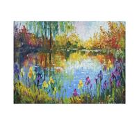 Rompecabezas para Adultos 1000pcs(52x38cm) Irises and Pond Rompecabezas para Adultos Juegos Relajantes para La Diversión Familiar Difícil Y Desafiante 1000pcs(52x38cm)