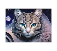Rompecabezas para Adultos 1000pcs(52x38cm) Magical Celestial Cat Portrait Rompecabezas para Adultos Juegos Familiares Regalos para Mujeres Regalos para Amigos Y Familiares 1000pcs(52x38cm)