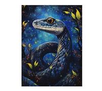 Rompecabezas para Adultos 1000pcs(52x38cm) Magical Night Snake Artwork Rompecabezas para Adultos Juego De Ingenio Regalo De Cumpleaños Desafío Educativo 1000pcs(52x38cm)