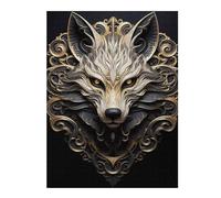 Rompecabezas para Adultos 1000pcs(52x38cm) Majestic Alpha Wolf Rompecabezas para Adultos Juguetes Antiestrés Desafío Educativo De Corte De Precisión 1000pcs(52x38cm)