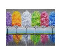 Rompecabezas para Adultos 1000pcs(52x38cm) Multicolored Trees Rompecabezas para Adultos Juegos Familiares Desafío Difícil Desafío Difícil 1000pcs(52x38cm)