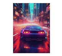 Rompecabezas para Adultos 1000pcs(52x38cm) Neon City Drive Rompecabezas Juguetes Antiestrés Corte De Precisión Cumpleaños Y Navidad 1000pcs(52x38cm)