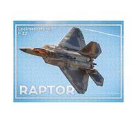 Rompecabezas para Adultos 1000pcs(52x38cm) Raptor F22 Stealth Fighter Rompecabezas para Adultos Juguetes Antiestrés Desafío Educativo De Corte De Precisión 1000pcs(52x38cm)