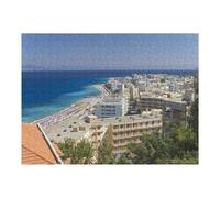 Rompecabezas para Adultos 1000pcs(52x38cm) Rompecabezas Greece Rhodes Travel City Rompecabezas para Adultos Juguete Decoración De Pared Desafío Difícil Difícil Y Desafío 1000pcs(52x38cm)