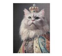 Rompecabezas para Adultos 1000pcs(52x38cm) Royal Persian Cat Art Print Rompecabezas para Adultos Juego De Ingenio Regalo De Cumpleaños Cumpleaños Y Navidad 1000pcs(52x38cm)